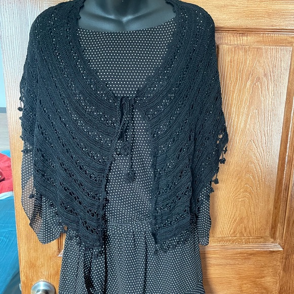 Short sleeve chiffon dress - Picture 6 of 6